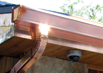 seamless copper gutters